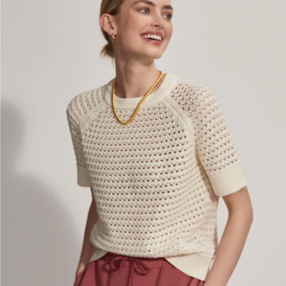Madewell Tops - Madewell Cream Knit Blouse